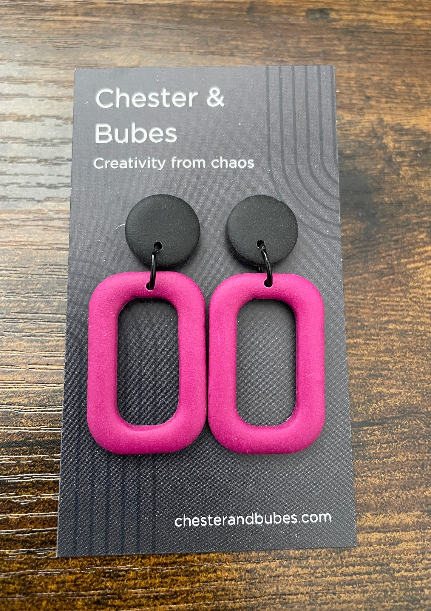Bold & Colourful Playful Geometric Drop Earrings
