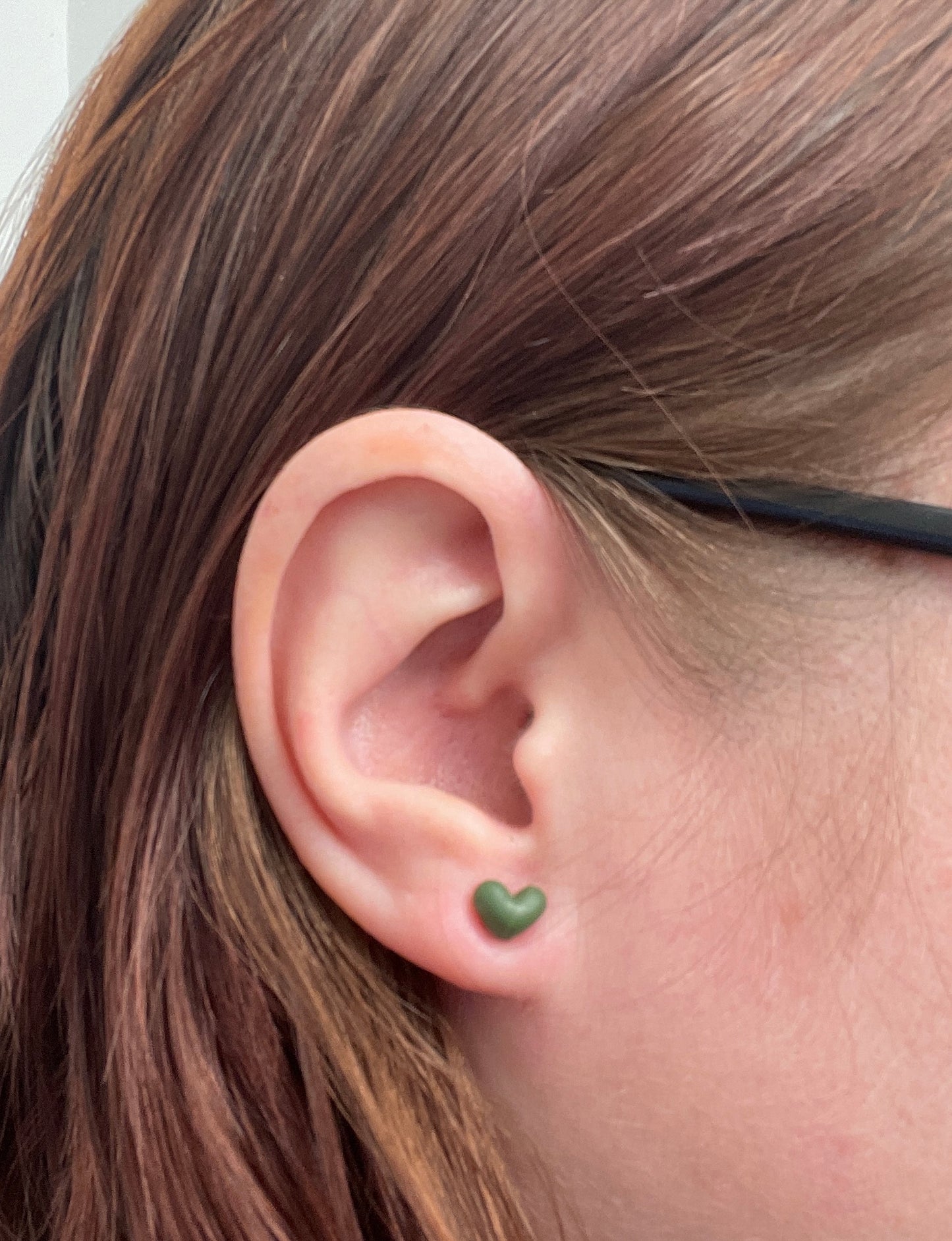 Tiny Hearts Studs | Warm shades