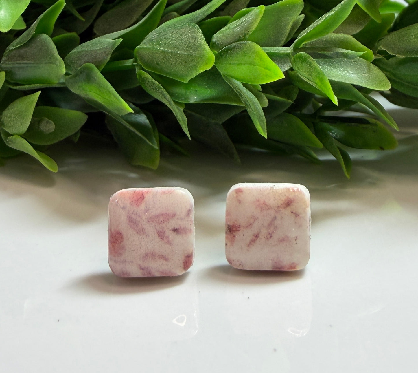Apricot orchard square studs