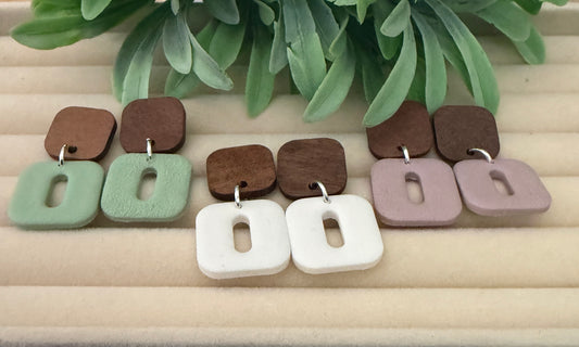 Natural Balance - Geometric earrings