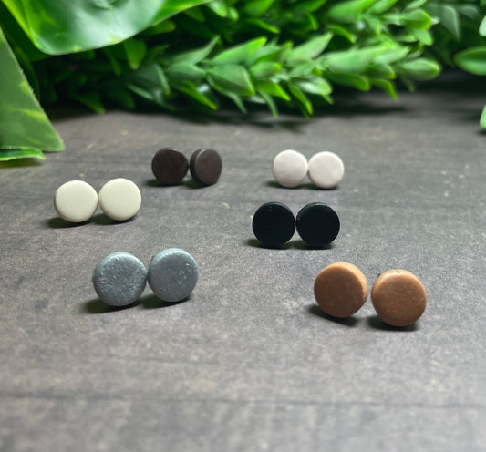 Tiny Round Studs | The Neutral Collection