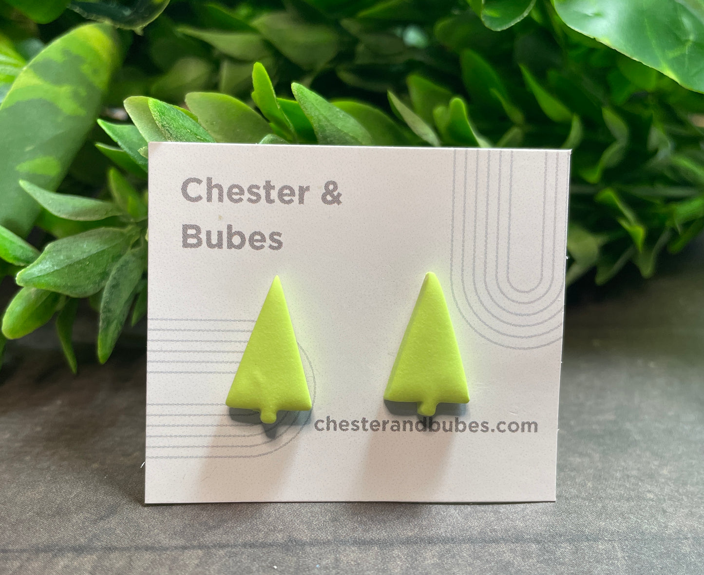 Christmas Tree Studs | Matte